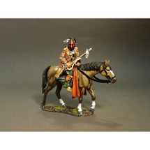 Mounted Indian Tracking (A), single mounted figure
