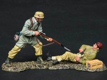THOMAS GUNN RS057C Japanese soldier WW2 Painted Metal Smoking 