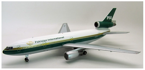 Pakistan DC10-30 Witty 1:400 Diecast Models WT4DC1003 FREE SHIPPING!! 