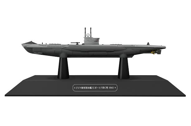German Kriegsmarine Type VII U-Boat - 1941, 1:1100 Eaglemoss ...