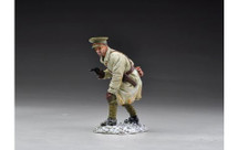 British Officer in Trench coat with pistol (Winter 1914/1919)--single figure