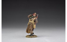 British Tommy casualty in greatcoat (Autumn, Western Front, 1914)--single figure