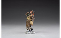 British Tommy casualty in greatcoat (Winter 1914/1919)--single figure