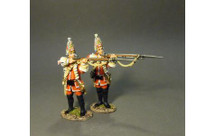 Two Firing Grenadiers of the 22nd Regiment of Foot