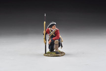 Kneeling British 60th Regiment rifleman--single figure