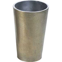 Aluminum Vase, Large Authentic Models