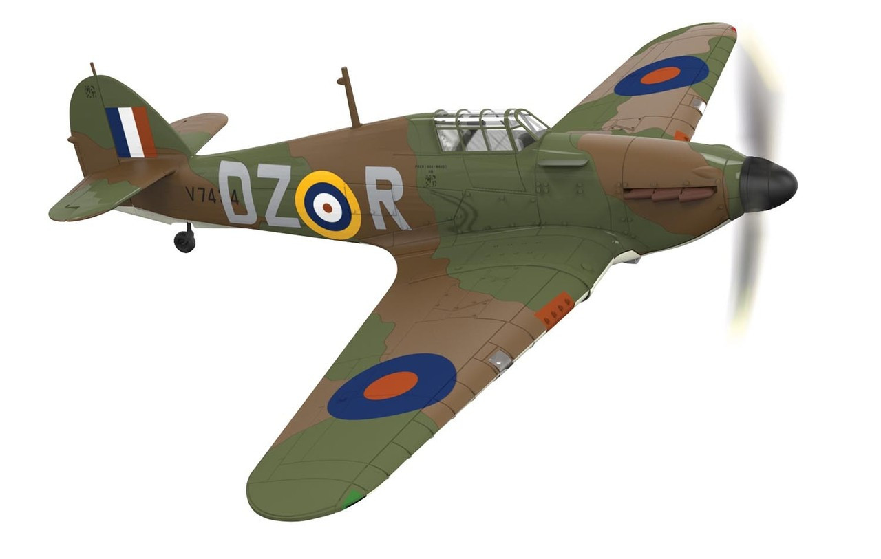 かじかん 72、84、85 Hurricane Mk I RAF No.151 Sqn, V7434, Irving Smith, 1:72 Corgi CG