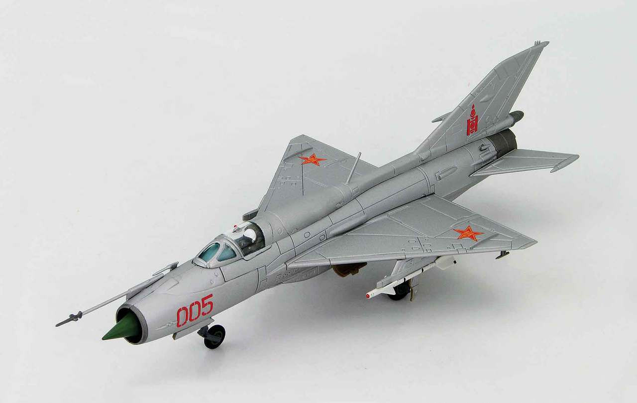 Mig 21pfm Fishbed Mongolian Air Force Red 005 1 72 Hobby Master Hm Ha0184