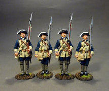 Four Line Infantry At Attention