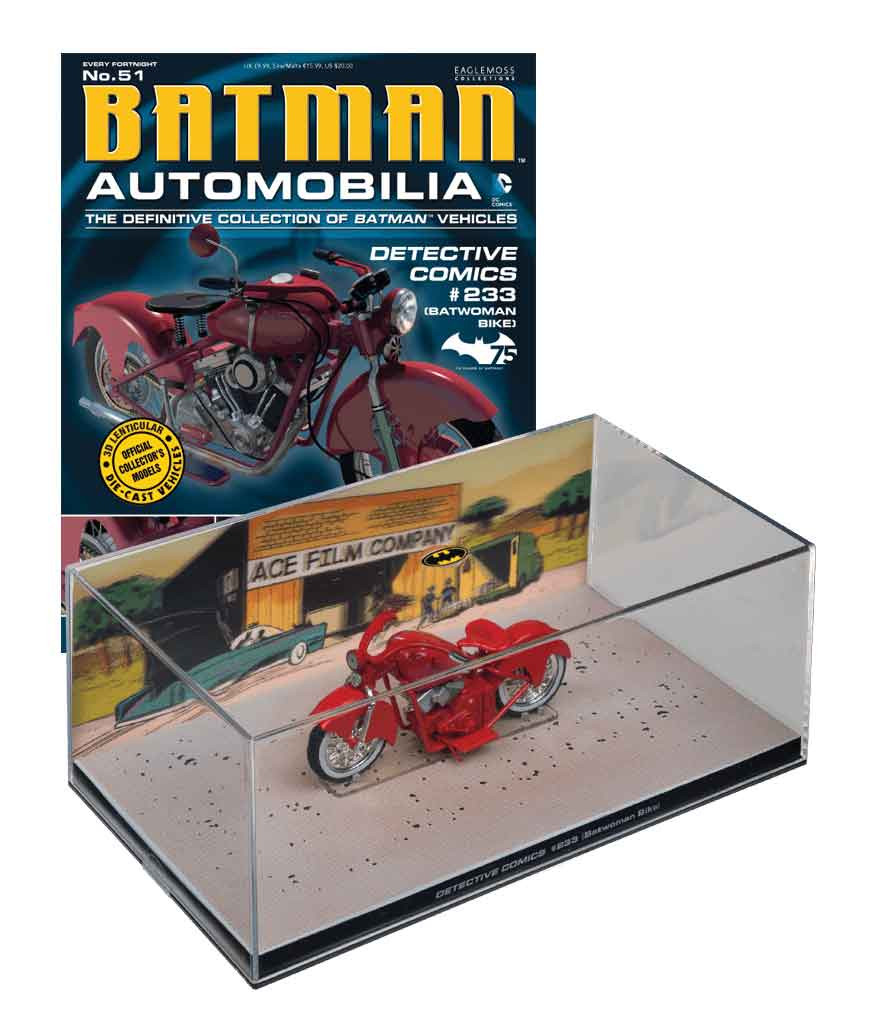 Batman Detective Comics #233 Batwoman Bike, 1:43 Eaglemoss Collections  EMO-BM051