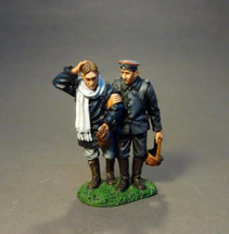 Wounded/captured Pilot, Knights of the Skies, two figures on one base