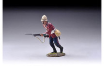24th Foot Charging with Bayonet (Blue trousers)--single figure