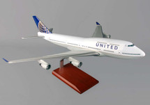 UNITED 747-400 1/100 POST CONTINENTAL LIVERY