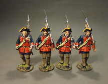Four Line Infantry Marching, Set #2, The New Jersey Provincial Regiment