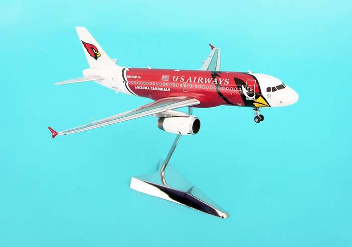 Gemini 1/200 U.S. Airways A319 カージナルス塗装 US Airways Arizona Cardinals A319 Gemini Diecast Display Model, 1