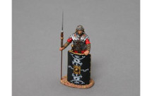 Roman Legionnaire Standing Ready (30th Legion black shield)