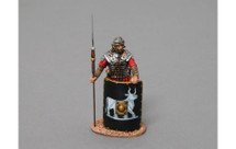 Roman Legionnaire Standing Ready (9th Legion black shield)--single figure
