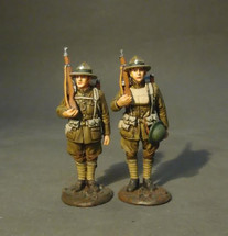 Two U.S. Marines Corpsmen, The American Expeditionary Forces - two figures