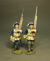 Two Line Infantry Marching, The South Carolina Provincial Regiment (The Buffs)