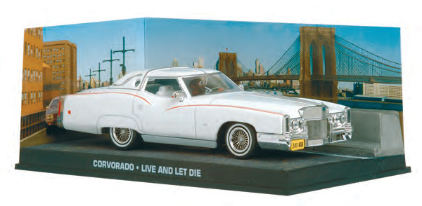 CORVORADO 1:43 LIVE AND LET DIE JAMES BOND 007 CAR