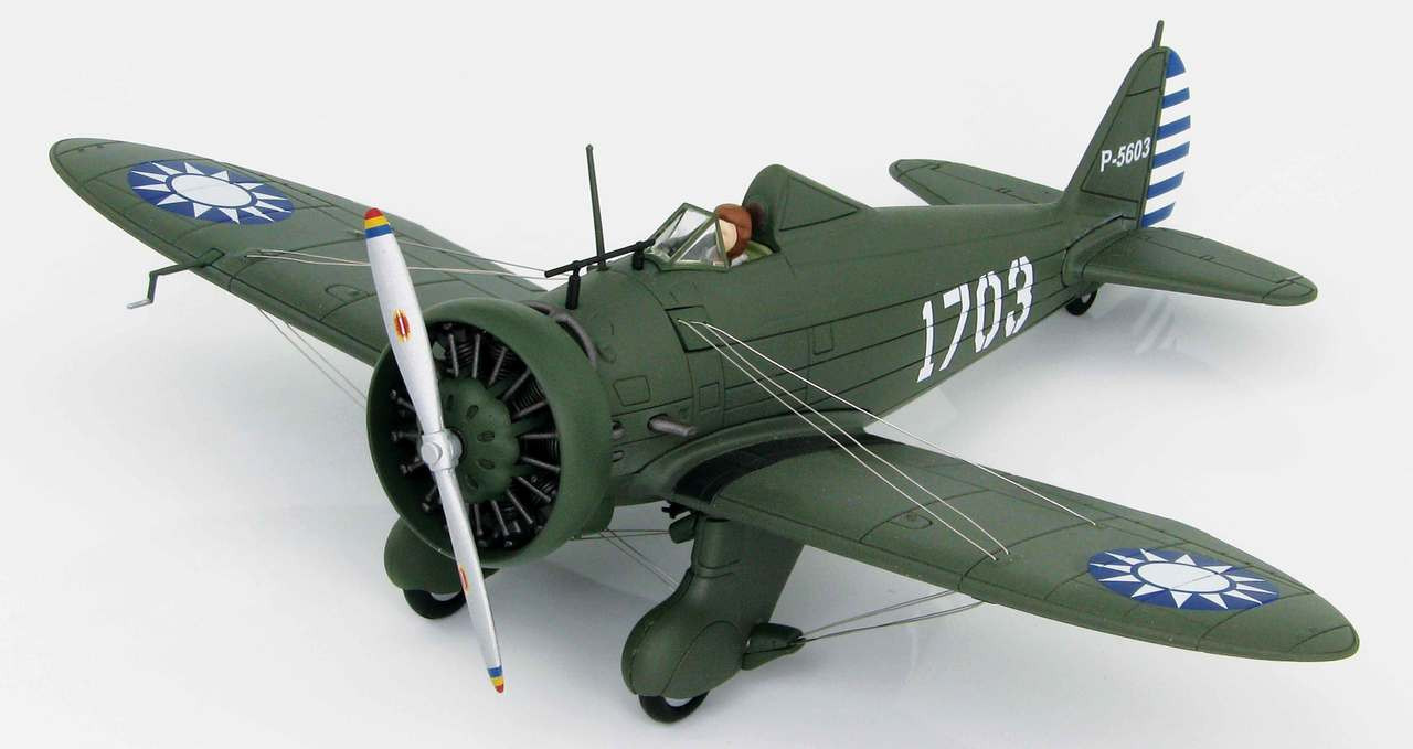 Details about   1:48 P-26 Peashooter Chinese Air Force 17th FS Nanking China 