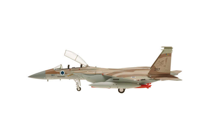 Israel Air Force F-15C Eagle grey painting 1/72 non diecast plane Easy model 