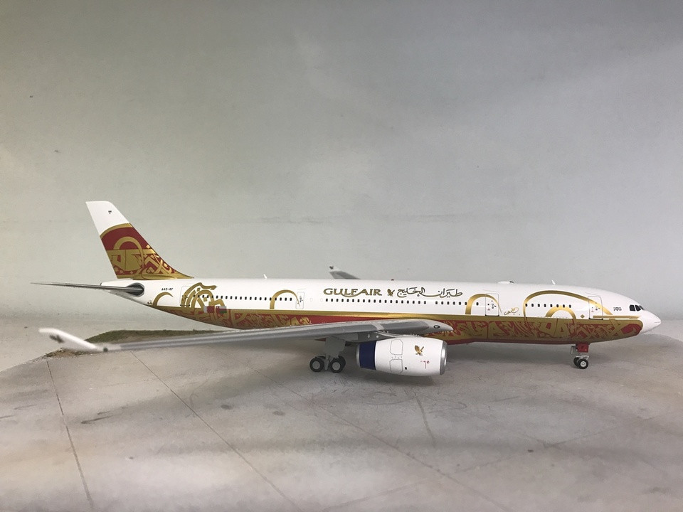 Gulf Air A330 0 0 Kf 50th Anniversary With Stand 1 0 Inflight 0 If