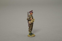 Scots Guards NCO Stood to Attention, single figure, WWII 