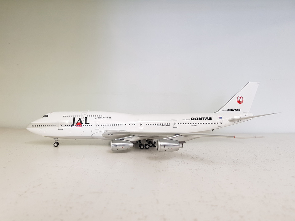 無料アクセスの-セガワ製 JAL B747-•300 LED組込 完成•品