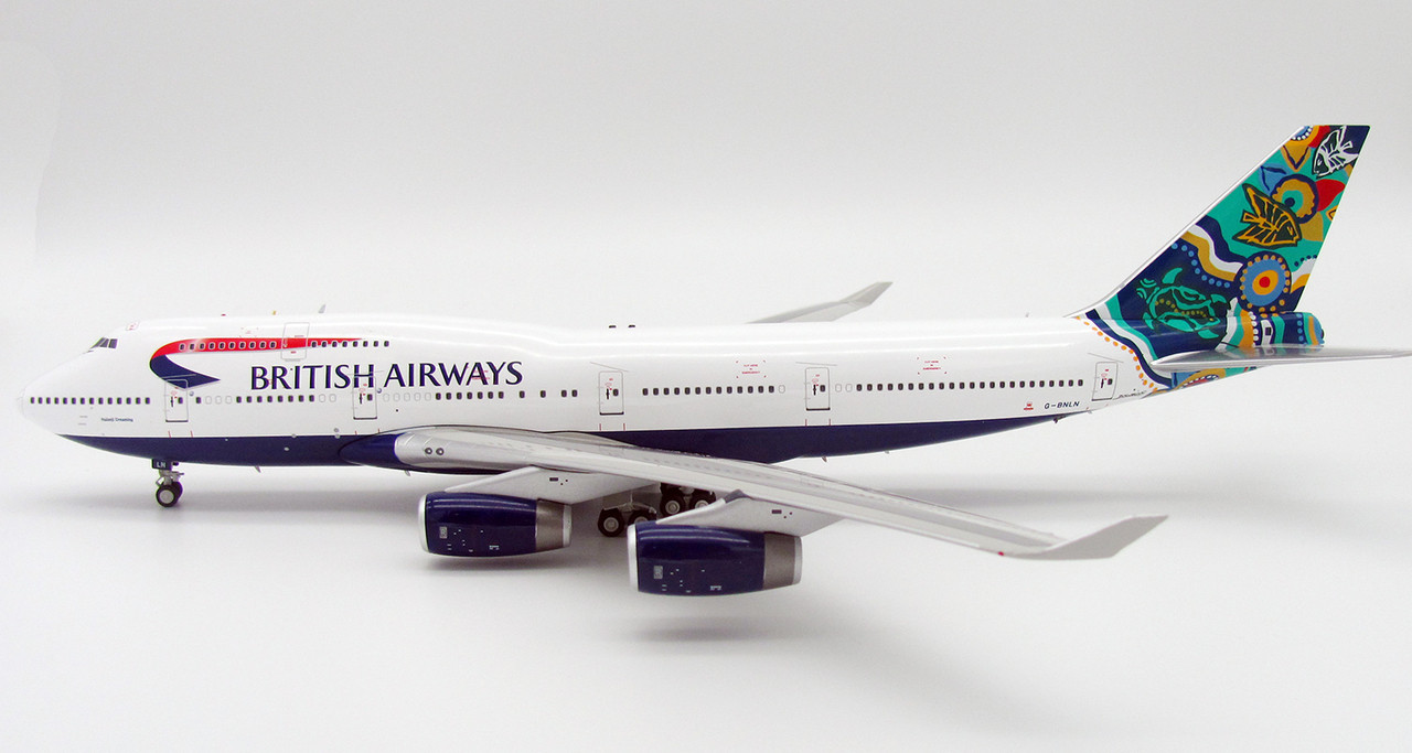 British Airways Boeing 747 400 G Bnln Nalanji Dreaming W Stand