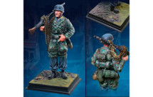Fallschirmjager At Carentan, single 1/6th Statue Hand-Painted Limited Edition (acrylic case not included)
