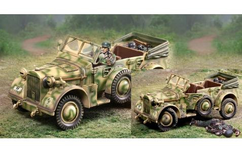 horch normandy wwii armored car and two figures 1 30 the collectors showcase cs 00879 horch normandy wwii armored car and two figures