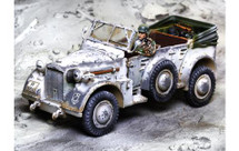 Horch Winter, armored car and two figures WWII