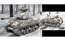Sherman Winter Set w/ Command figure and sand bag kit, WWII