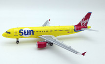 Virgin Sun Airbus A320-200 G-VMED With Stand