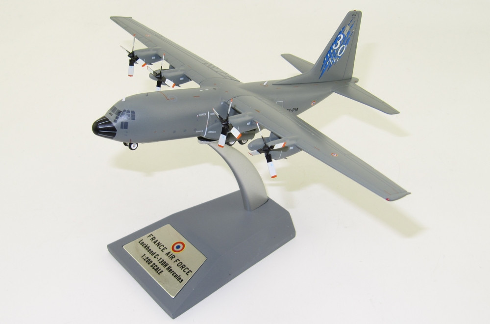 France Air Force Lockheed C-130 4588 With Stand, 1:200 JFox Models