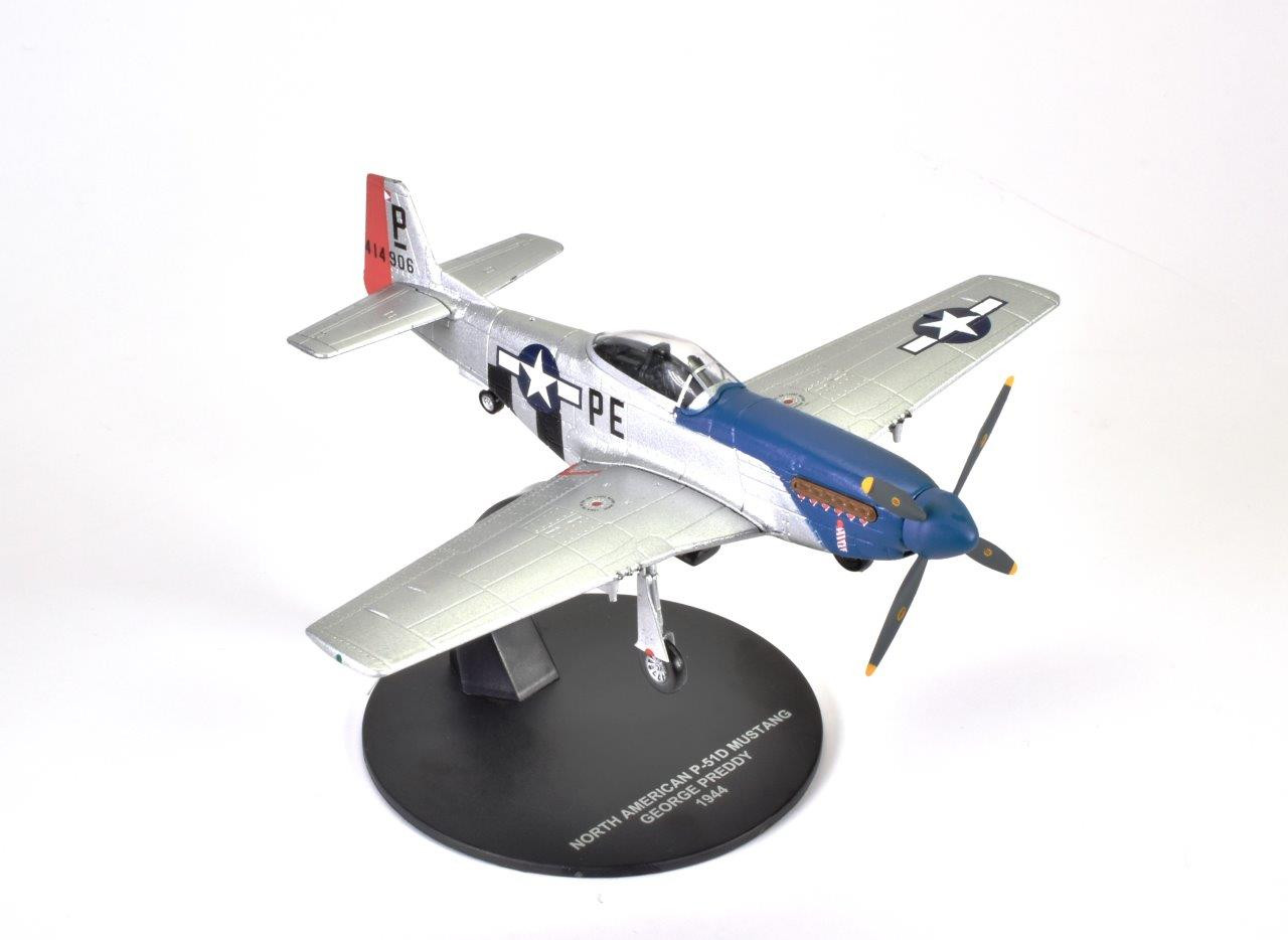 Atlas Editions 1:72 P-51D Mustang  Cripes A' Mighty Ace George Preddy 7896-007 