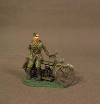 British Pilot with Motorbike, Knights of the Skies Collection, WWI (4pcs)