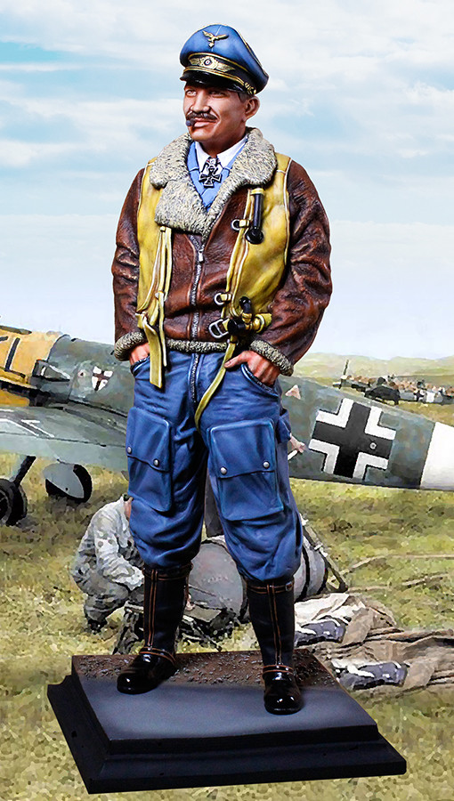 ❶　DRAGON 1/6 ミリタリーフィギュア　Adolf Galland 1/6 Scale Dragon In Dreams DID WWII German Adolf Galland