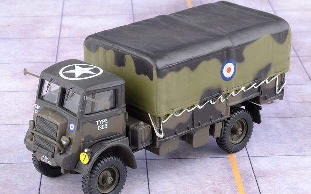 1942 76QLD004 Oxford Military 1/76 Bedford QLD Cargo Truck British Army RASC 