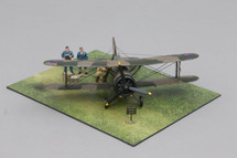 Gloster Gladiator RAF, as Flown by Pat Pattles, the South African Ace of Aces, WWII Mahogany Display Model