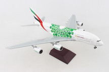 Emirates Airlines A380-800, A6-EEW Green Expo 2020 Gemini Diecast Display Model
