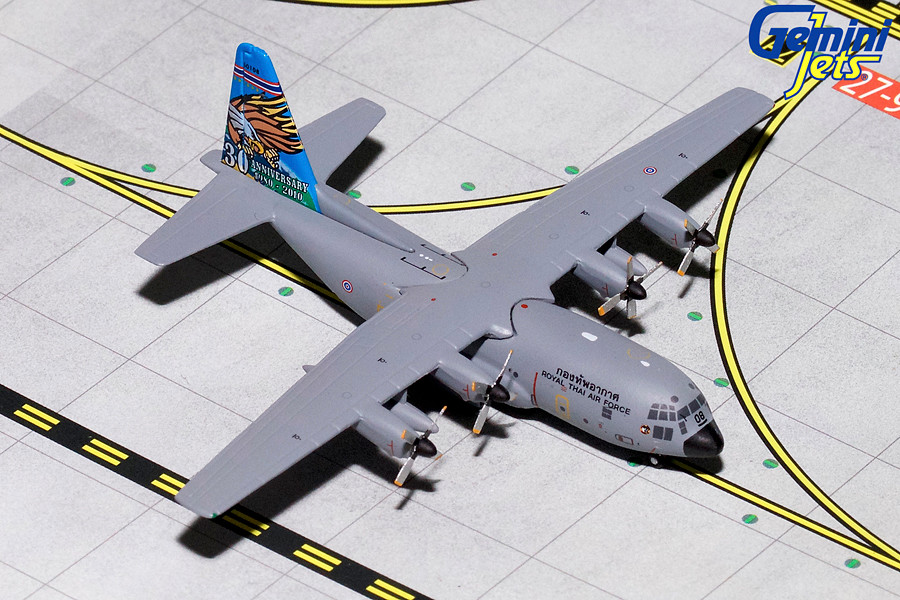 Thai Air Force C-130 Hercules, #60108 Gemini Diecast Display Model