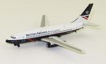 British Airways Birmingham Boeing 737-200 G-BKYL With Stand
