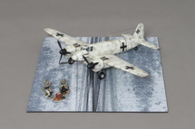 Henschel Hs 129 Winter Paint Scheme WWII Display Model