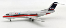 USAir Fokker F-28-4000 Fellowship N493US With Stand