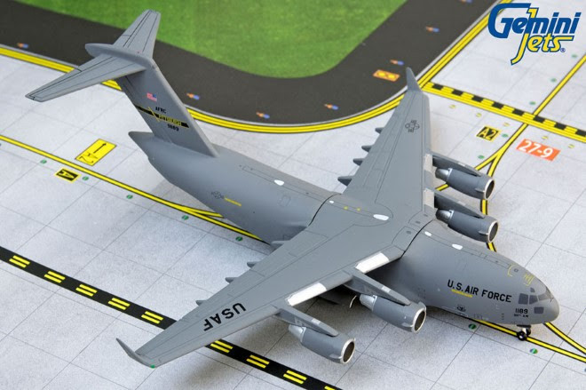 USAF "MCCHORD" C-17 "GLOBEMASTER" 1:400 SCALE DIECAST MODEL GMUSA090 GEMINI USAF "MCCHORD" C-17 "GLOBEMASTER" 1:400 SCALE DIECAST MODEL GMUSA090 GEMINI