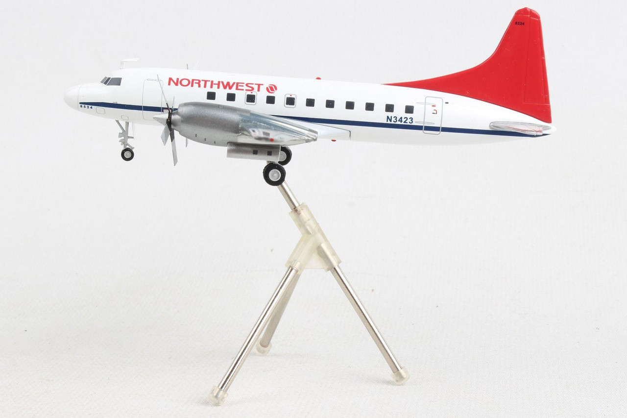 Northwest Airlines Convair 580 N3423 Gemini Jets G2NWA807 Scale 1:200 IN STOCK 