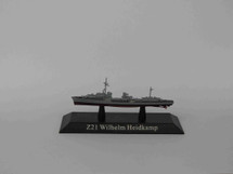 German Kriegsmarine destroyer Z21 Wilhelm Heidkamp, 1939, DeAgostini Diecast Warships