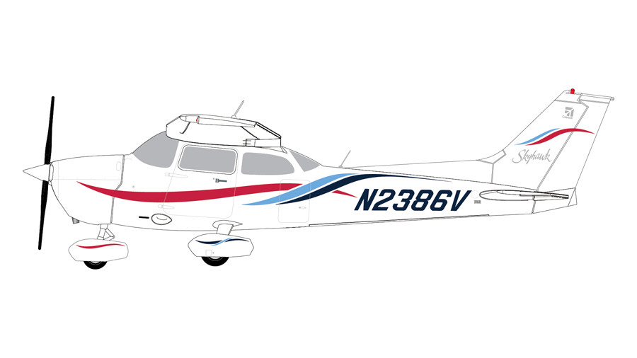 cessna 172 diecast model